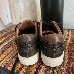 Frye leather tennis shoes…